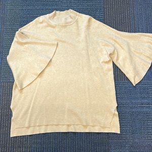 Tan BLVD - Short bell sleeved- size M- worn once